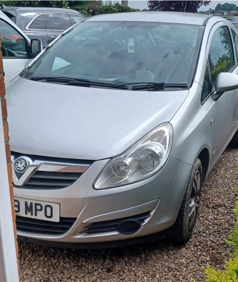 CORSA D. Silver Bumper Bonnet. Engine Gearbox Lights 