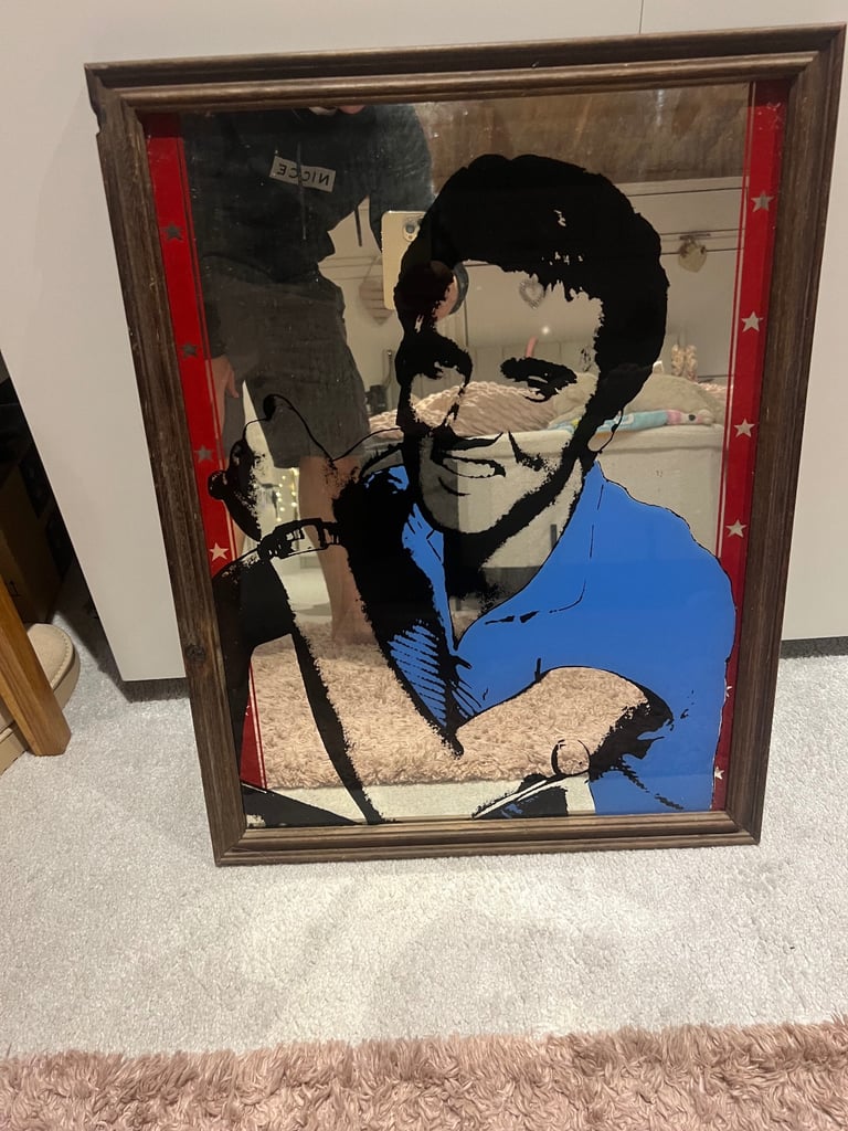 Elvis mirror from Las Vegas 