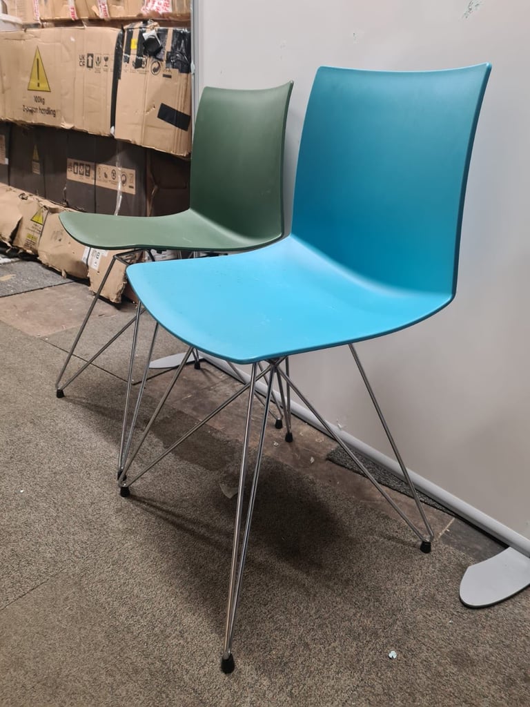 stackable meeting and allermuir dining chairs for sale  Each £35