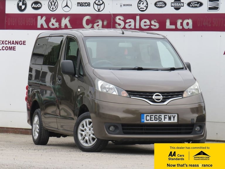 2016 Nissan NV200 1.5 dci 90 Acenta 5dr [7 Seat] MPV DIESEL Manual