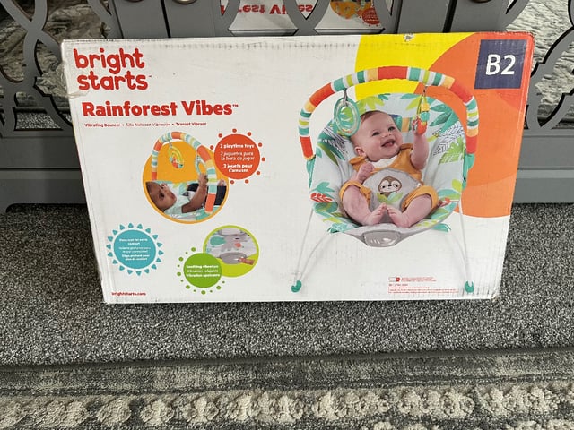 Bright Starts Rainforest Vibes Bouncer in Littleover, Derbyshire