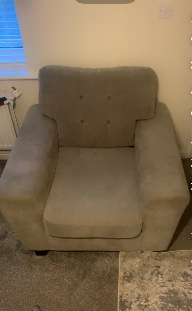 Two 2 seaters and a chair 