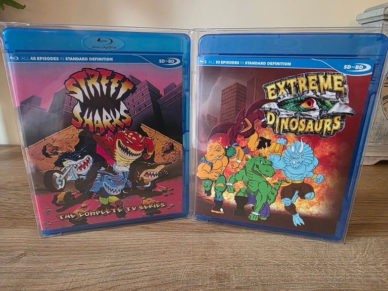 image for Street sharks and extreme dinosaurs complete bluray sets (discotek)
