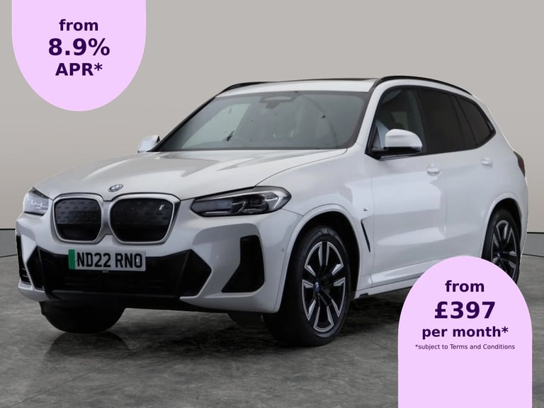 2022 BMW iX3 80kWh M Sport SUV 5dr Electric Auto (286 ps) - AUTO PARK - REVERSE CAM - LE Suv Elec...