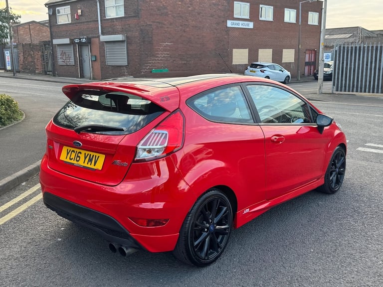 2016 Ford Fiesta 1.0 EcoBoost 140 Zetec S Red 3dr HATCHBACK Petrol Manual
