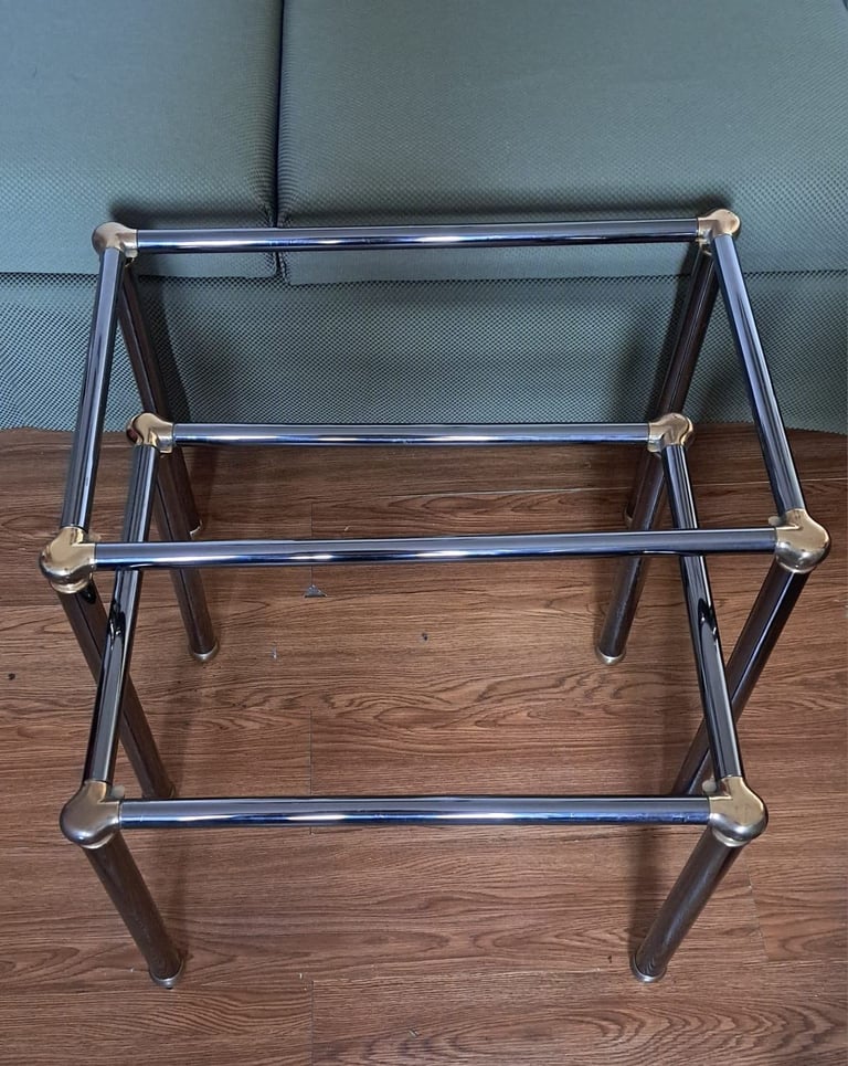 Pair of vintage Orsenigo nesting table frames