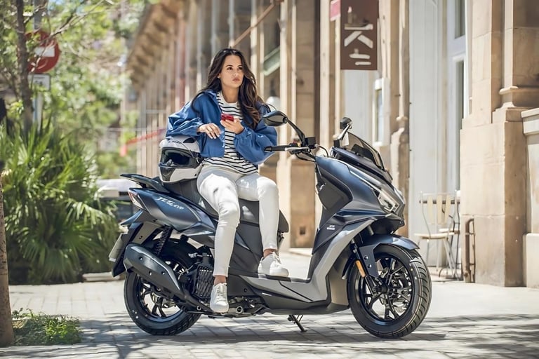 SYM JET 14 EVO AC 125 NEW Automatic Scooter Commuter Learner Legal CBT Friend...