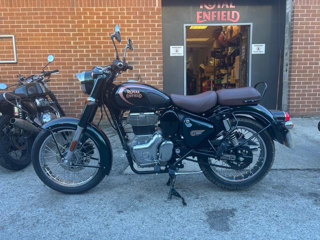 2022 ROYAL ENFIELD CLASSIC 350CC E5 HALCYON GREEN USED