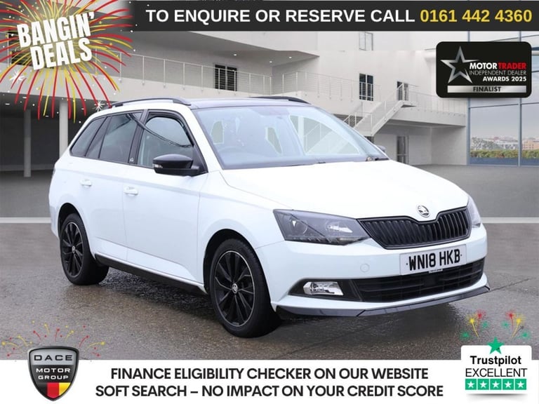 2018 Skoda Fabia 1.0 TSI Monte Carlo Estate 5dr Petrol Manual Euro 6 (s/s) (95 ps) Estate Petrol ...