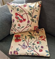 2 New Handmade Piped Cushion Covers (Osborne & Little Fabrics)