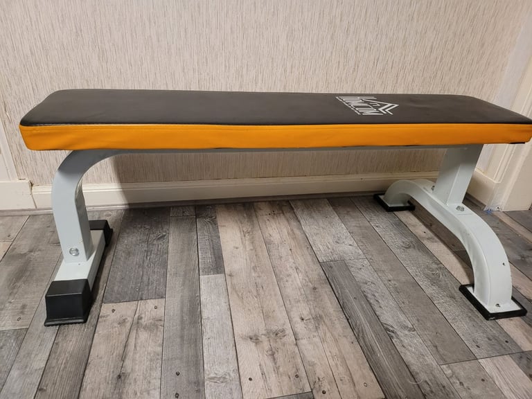 image for Heavy Duty WEIGHT BENCH Flat Home Gym Chest Press Workout Back Cushion Support