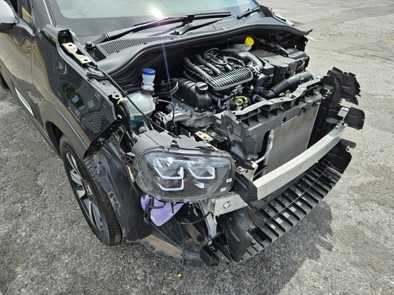 2024 74 Citroen C3 1.2 PureTech Plus 5dr Black Light Damaged Salvage 