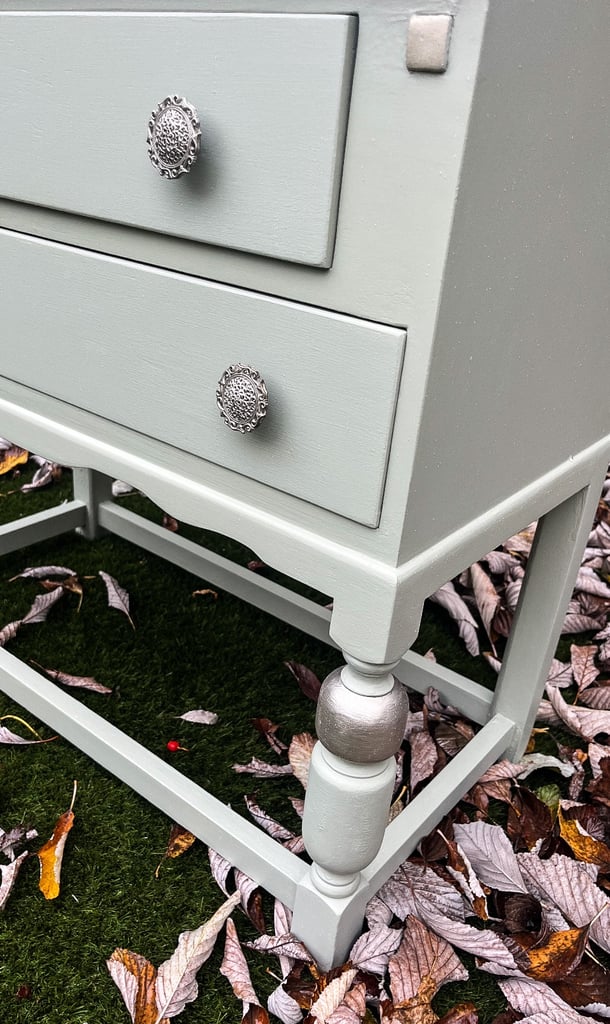 Antique Writing Bureau £150 Sage and Blush