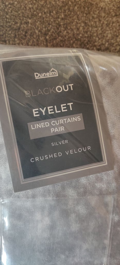 image for Dunelm blackout eyelet curtains
