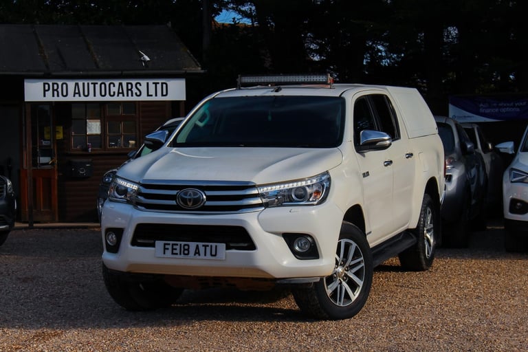 2018 Toyota Hilux 2.4 D-4D Invincible 4WD Euro 6 (s/s) 4dr (TSS, 3.5t) PICK UP Diesel Manual