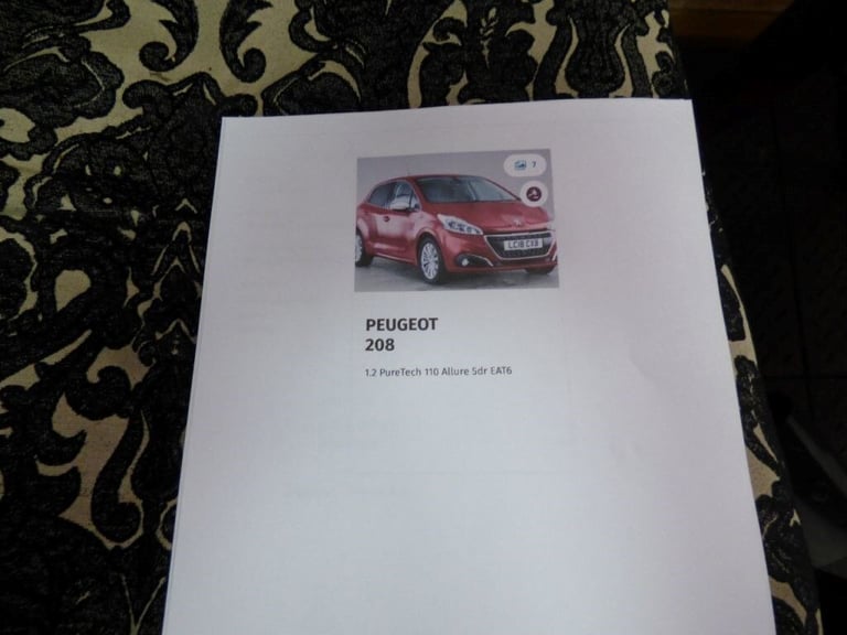  Peugeot 208 1.2 PureTech 110 Allure 5dr EAT6 Petrol