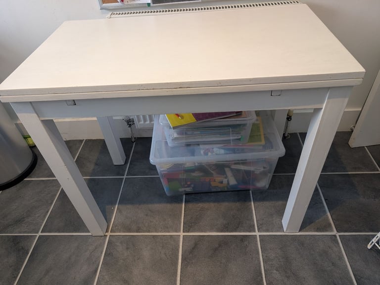 IKEA extendable table with 2 chairs