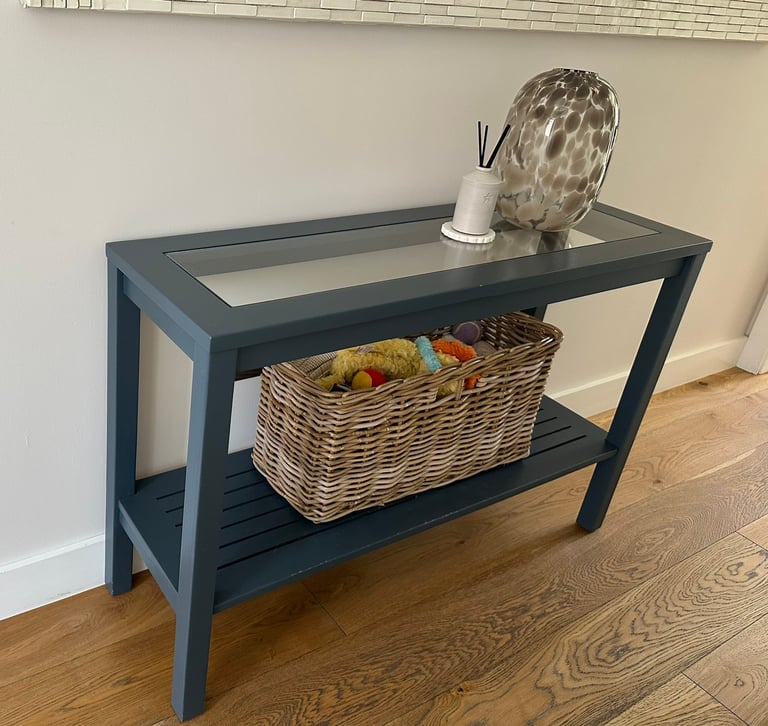 M&S Marks and Spencer Oak and Glass Console Table | in Burgess Hill ...