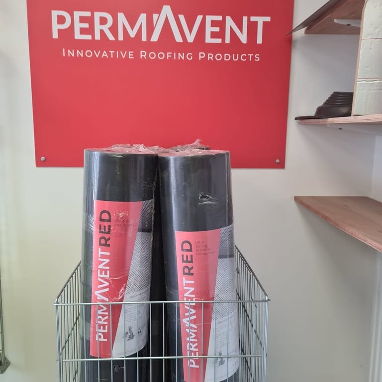 image for (x8) Permavent RED Vapour Permeable Breather Membrane 1m x 50m