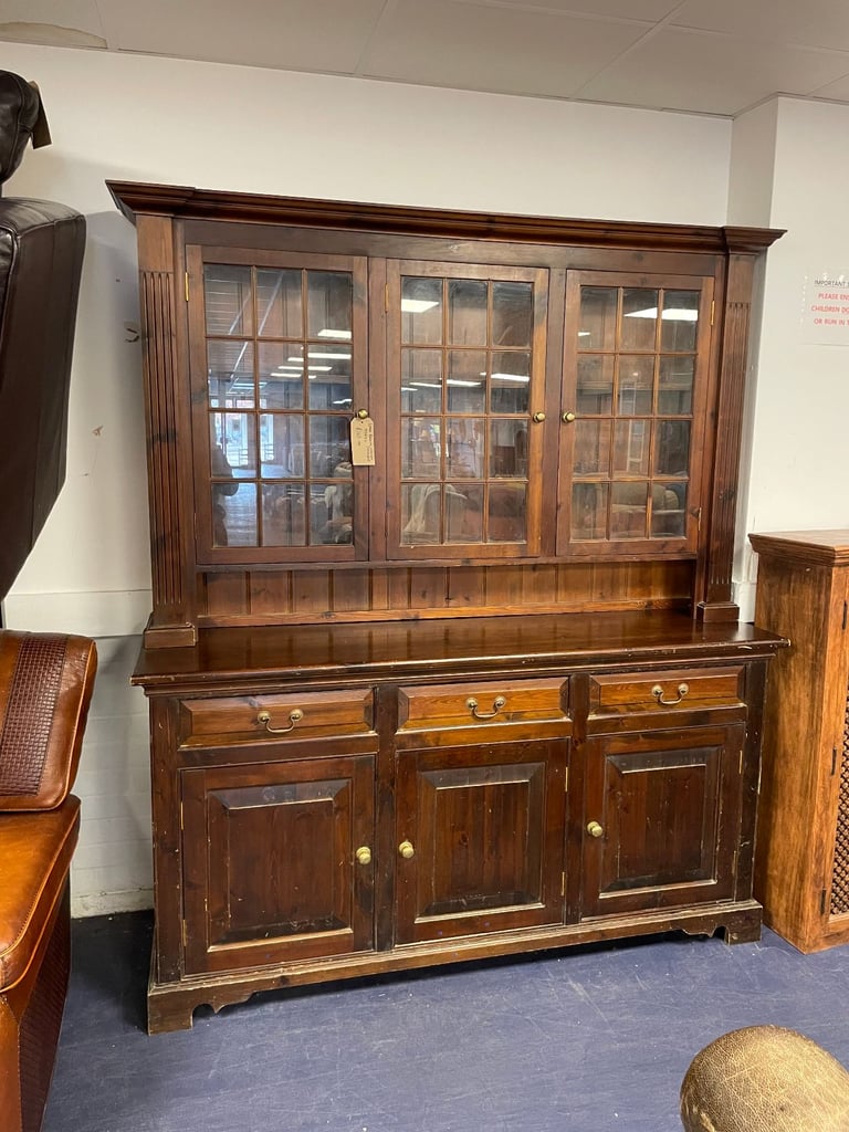 image for Dark Wood Large Welsh Dresser TCL Reuse 99476