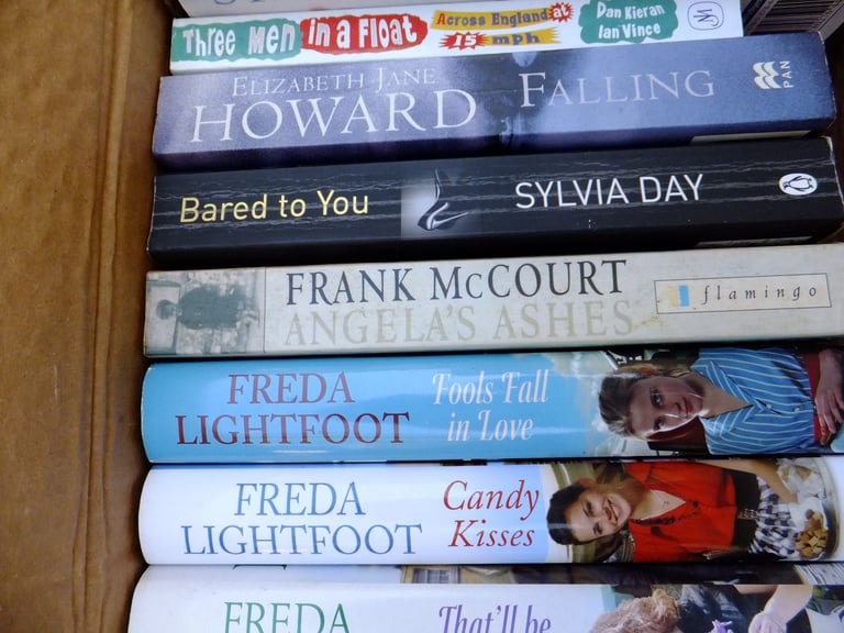 3 boxes Assorted books    [total 62 books]