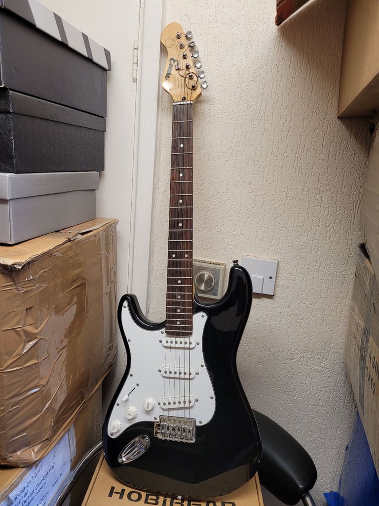 Left handed electric guitar 