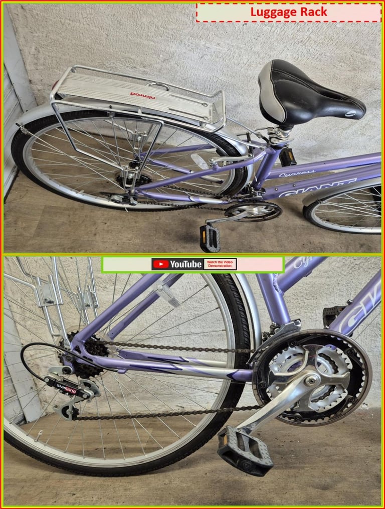 Giant Cypress Womens Bike - 18 Speed – 700c wheels.