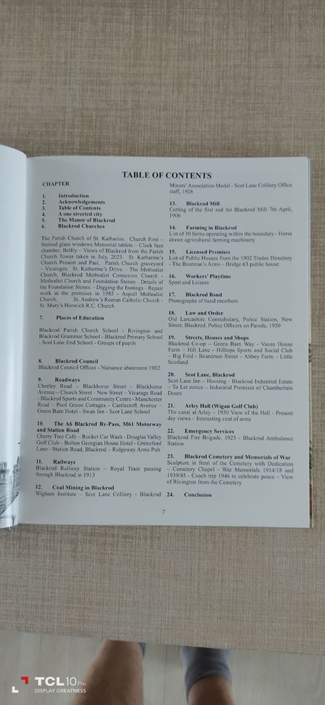 About Blackrod. Hardback