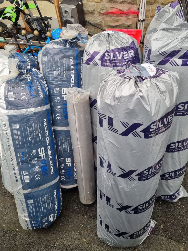 Foil and loft insulation 