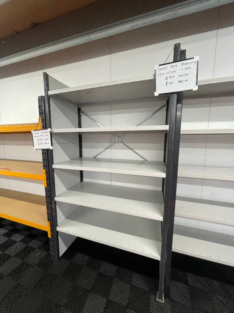 Small part shelving (used)
