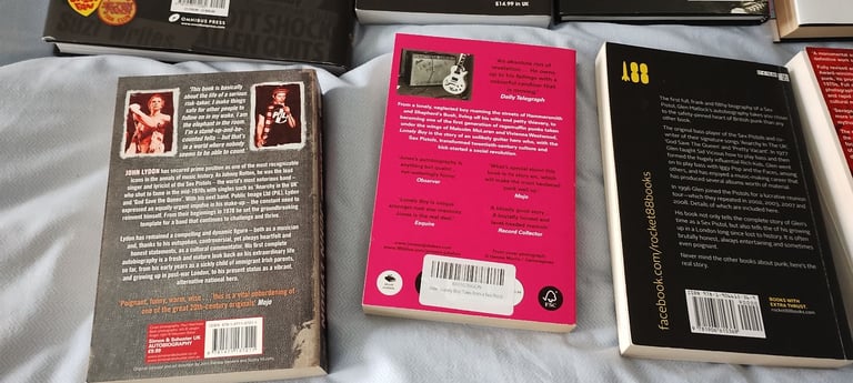 SEX PISTOLS MOTT THE HOOPLE ENGLANDS DREAMING JOHN LYDON GLAM ROCK BOOKS