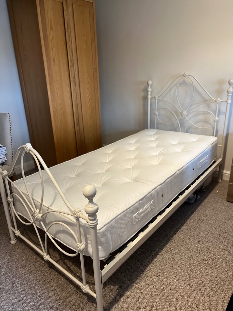 Two Laura Ashley single beds (frames and mattresses)