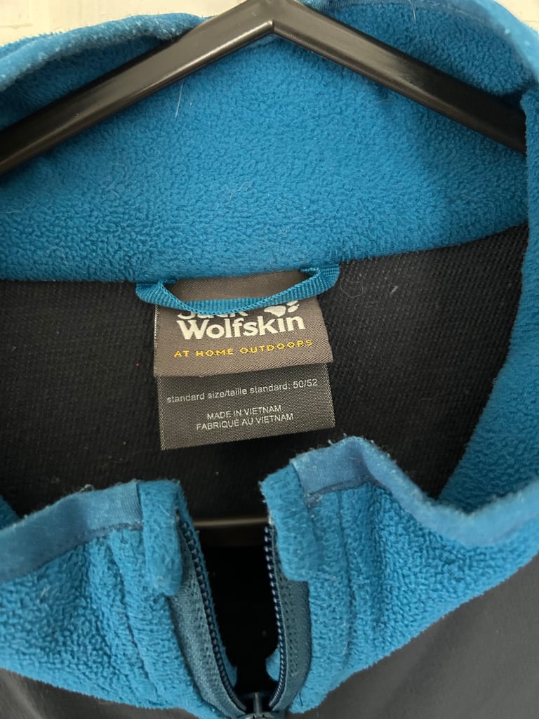 Men’s jack wolf skin fleece 