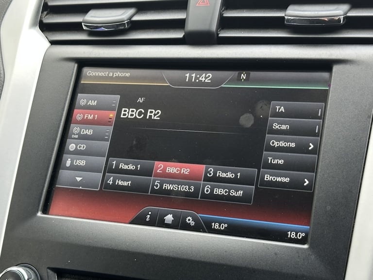 2015 Ford Mondeo 2.0 TDCi EcoNetic Zetec Diesel Manual 5 Door Hatchback Black