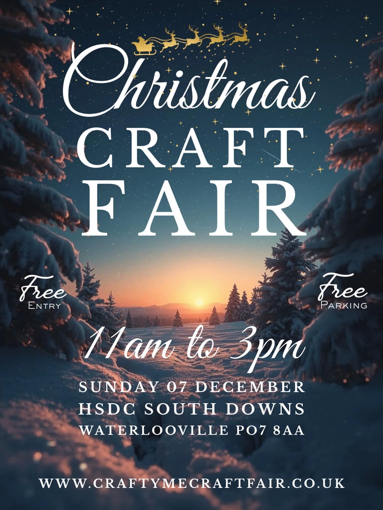 Crafty me craft fair December event and charity toy drop off 🎄