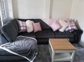 Dark Grey Corner Sofa