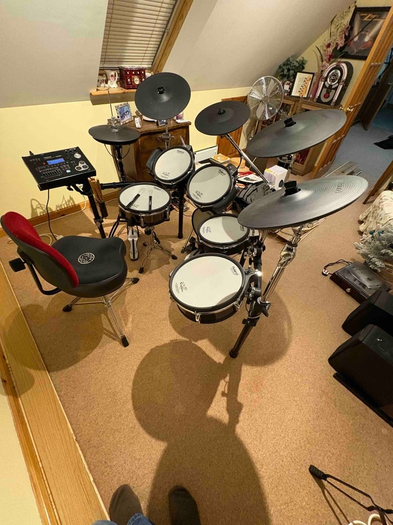 Roland TD30KSE Drum Kit with upgrade and extras