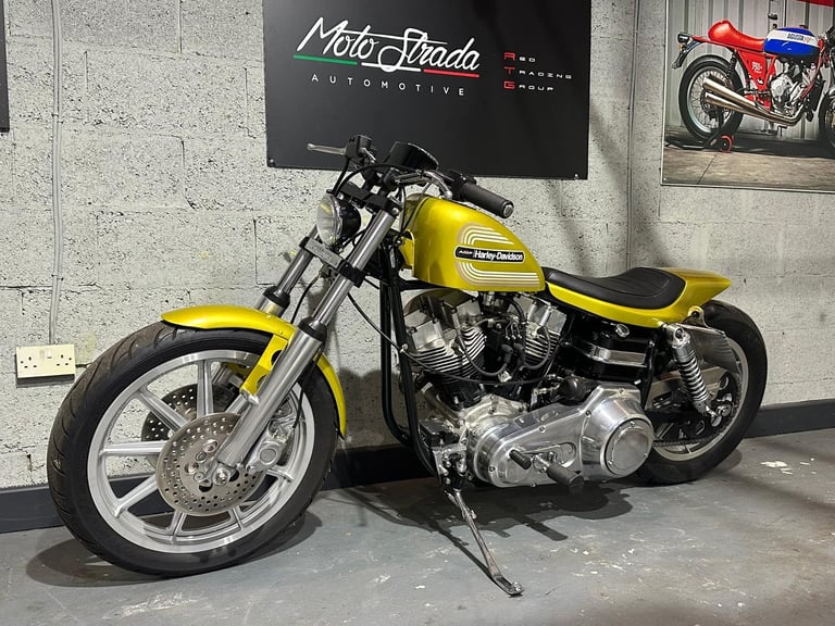 Harley-Davidson. Magazine featured Flattracker. 93 cubic inch S&S Engine