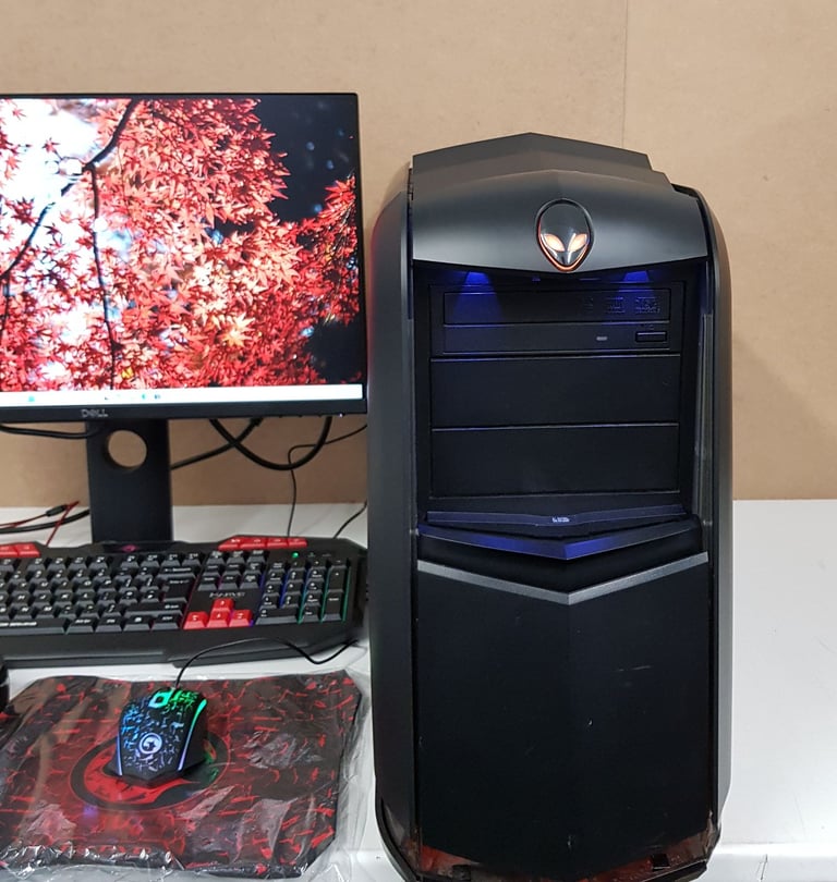 Dell Alienware Gaming PC Computer, intel core i7, 32GB RAM, 500GB SSD+2TB HDD, 4GB Graphics,Wind.11