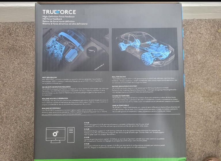 LOGITECH G923 Racing Wheel & Pedals