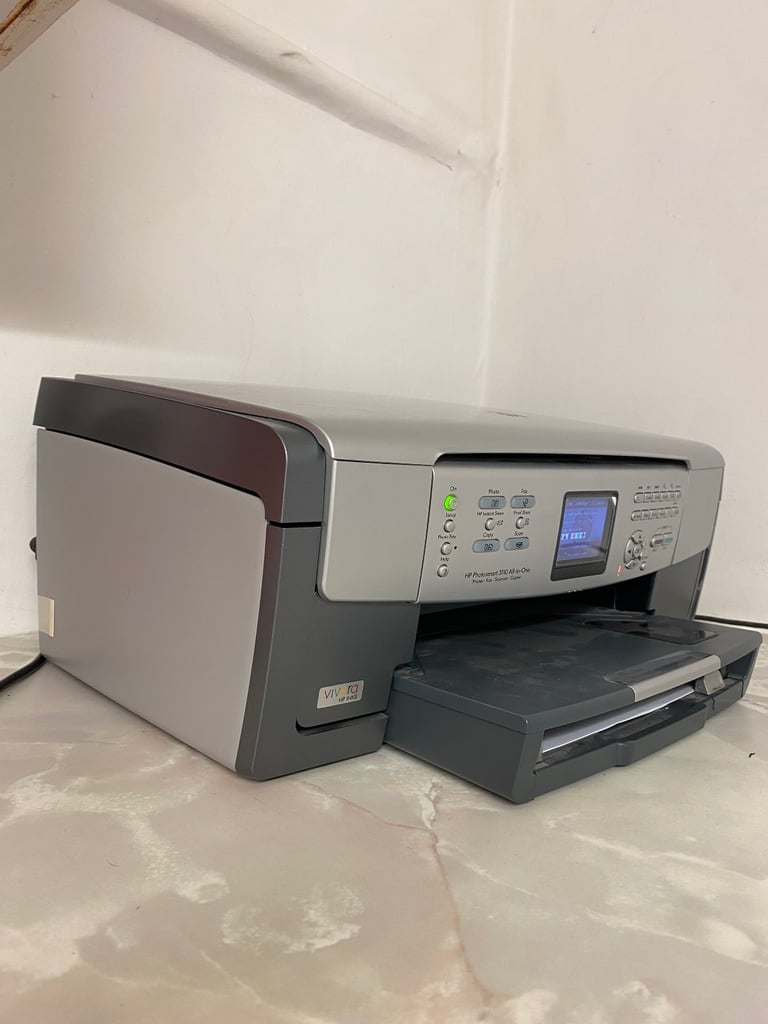 HP Photosmart 3110 All-in-One Printer | Copier | Scanner | USB | Working (No Ink)