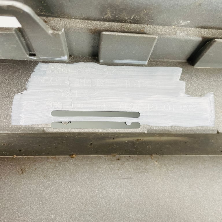 Skoda Kodiaq Rear Bumper Skin Genuine Silver 2017 - 2021 [ak175]