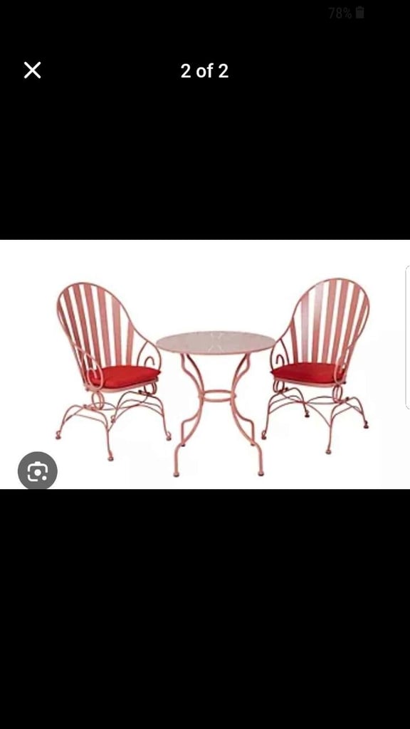 innovators sunburst rocker chairs and table brand new Rrp £260