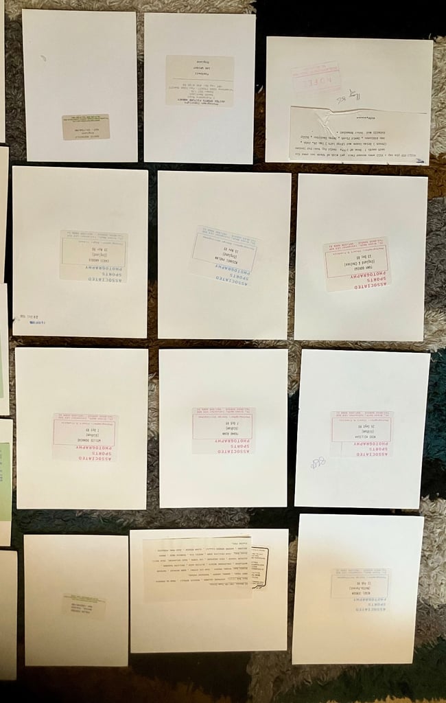 Original press photos - football 