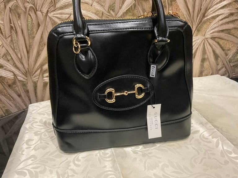 Brand new original Gucci ladies shoulder handbag black £250 in