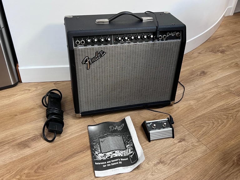 image for Fender Deluxe 90 with original foot switch   