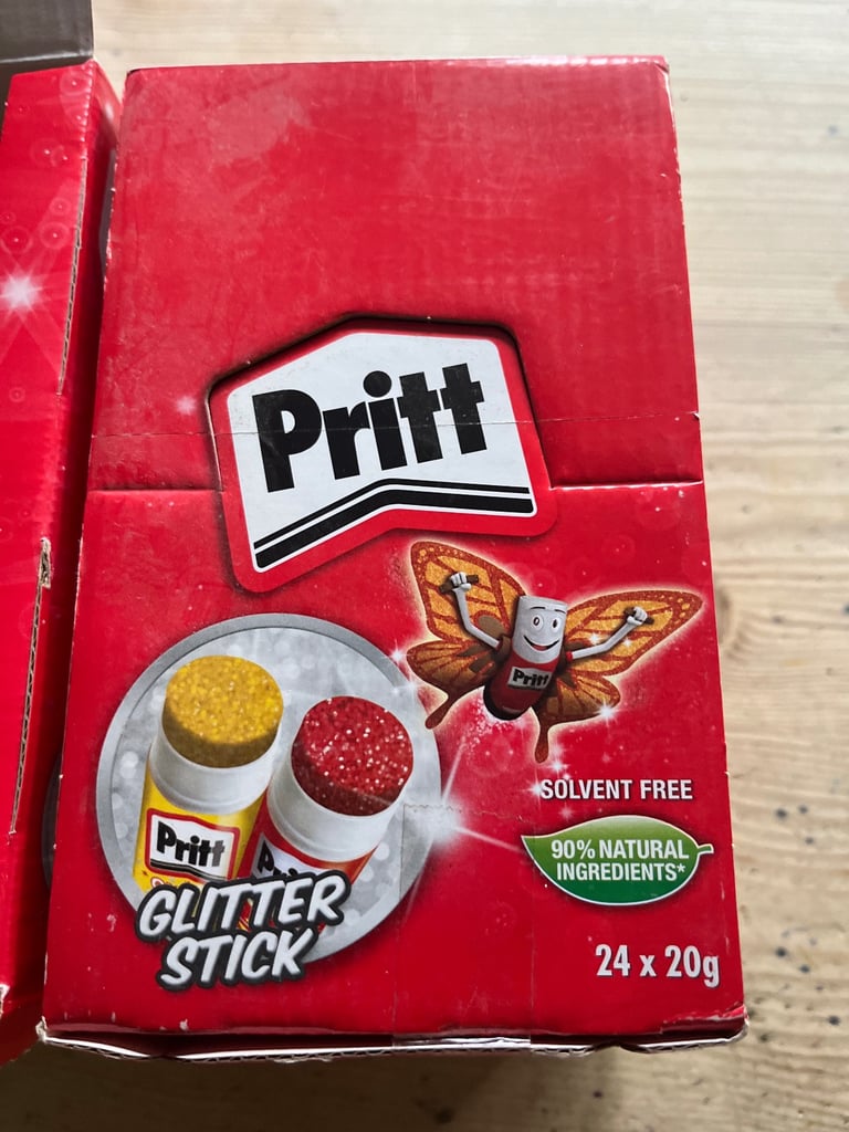 Glitter pritt sticks