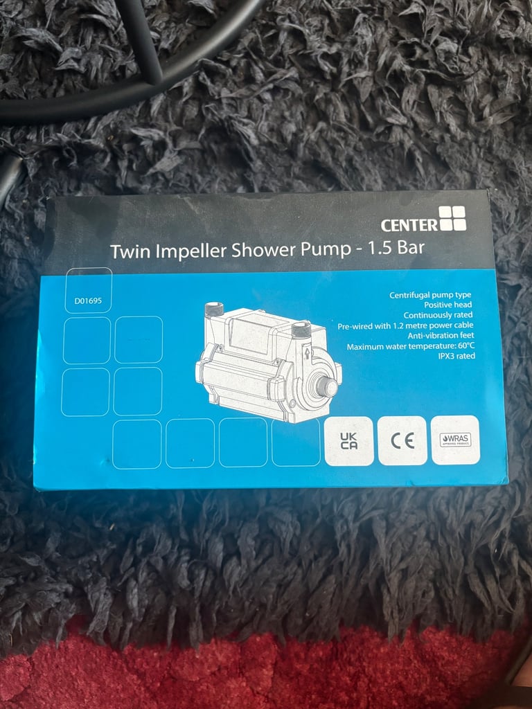 Twin shower pump