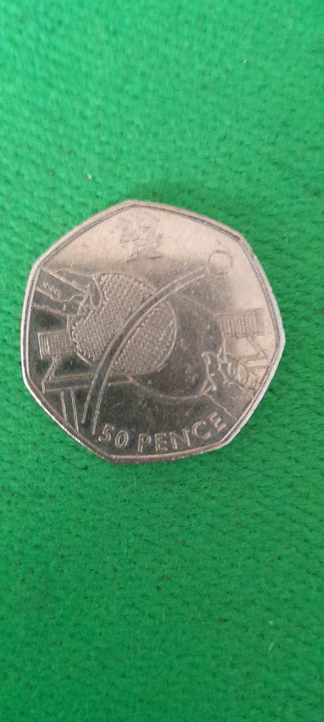 Table tennis coin. 