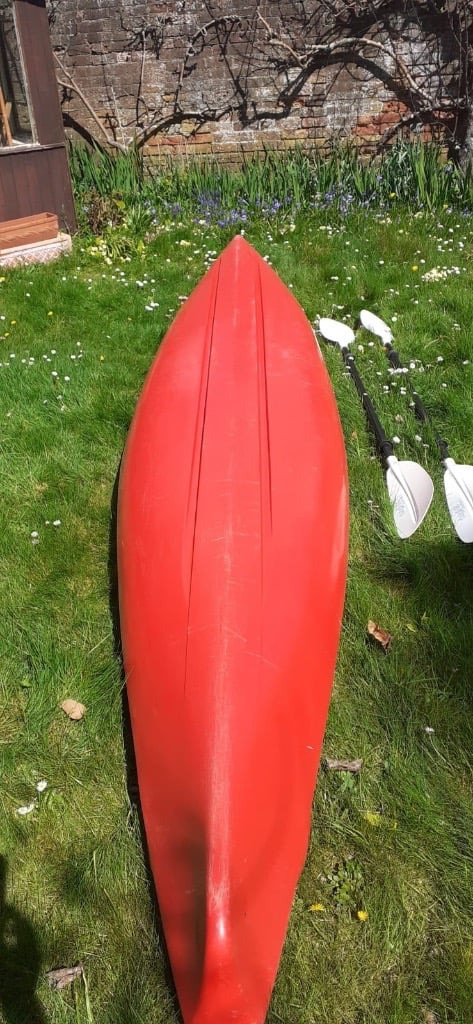 Double kayak, paddles and C-Tug